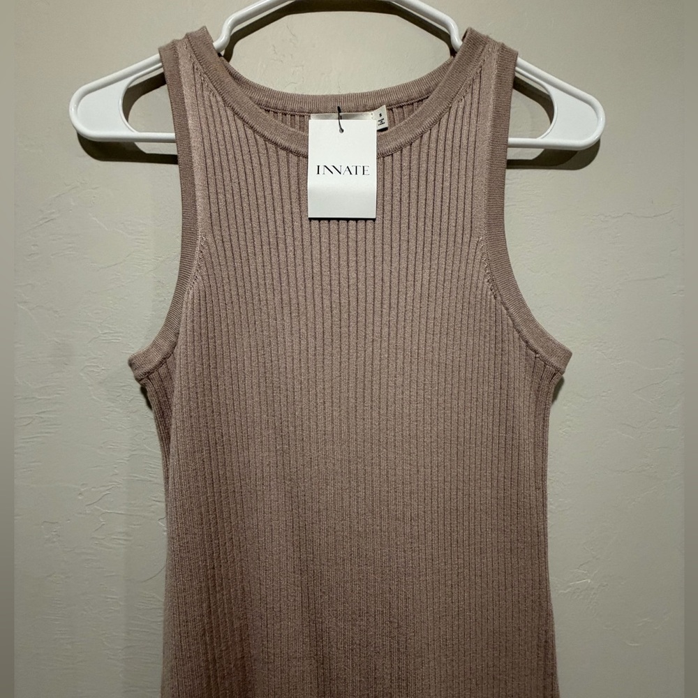 NWT INNATE Ribbed Tank Dress